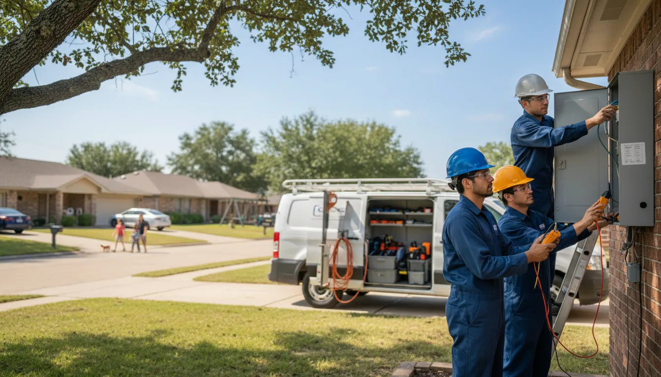 Certified electrician providing emergency electrical services in Cedarbluff, MS
